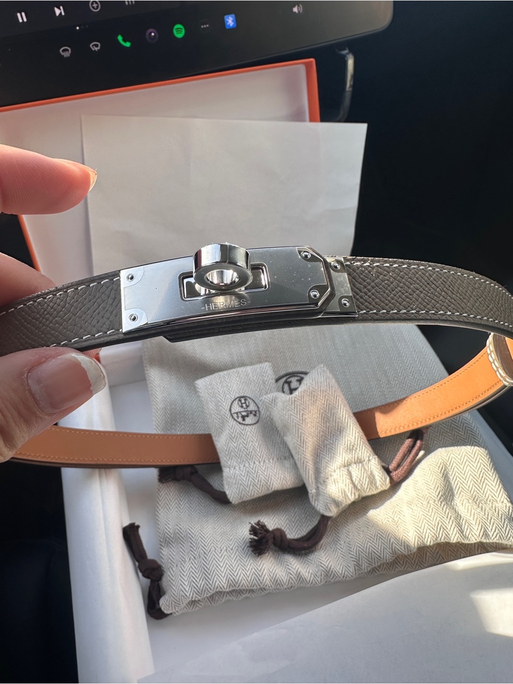 BNWT HERMES KELLY ETOUPE - Picture 3 of 7